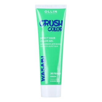 OLLIN, Гель-краска Crush Color, Зеленый, 100 мл