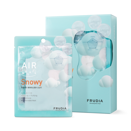 Frudia, Маска для лица Air 24 Snowy, 10 шт.