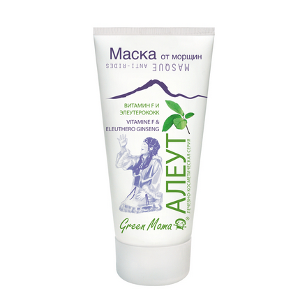 Green Mama, Маска для лица «Витамин F и элеутерококк», 100 мл