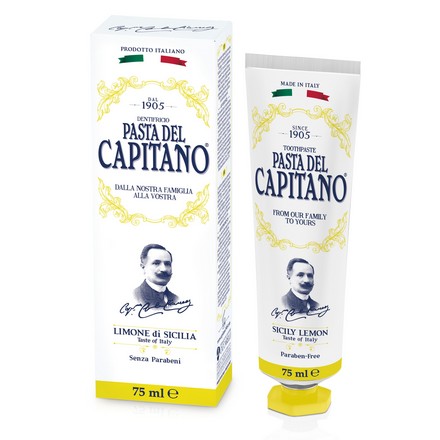 Pasta del Capitano, Зубная паста Sicily Lemon, 75 мл