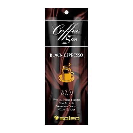 Soleo, Бронзатор для загара Coffe Sun Black Espresso, 15 мл