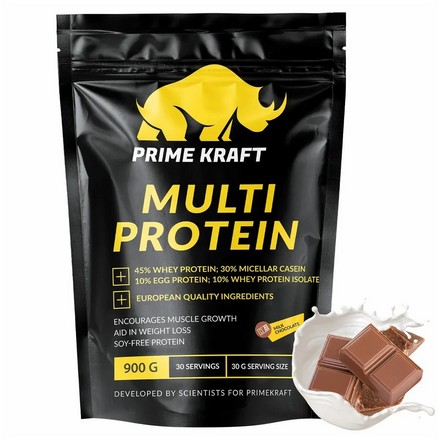 Prime Kraft, Мультипротеин «Молочный шоколад», 900 г