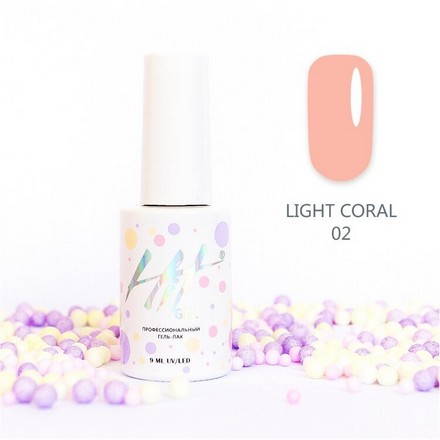 Гель-лак HIT Gel Light Coral №02