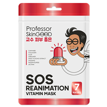 Professor SkinGOOD, Маски для лица SOS Reanimation, 7 шт.
