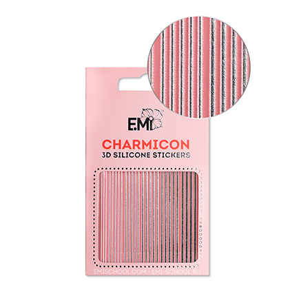 EMI, 3D-стикеры Charmicon №118 «Линии серебро»