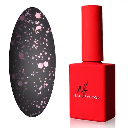 Nail Factor, Топ Party Pink, матовый, 11 мл