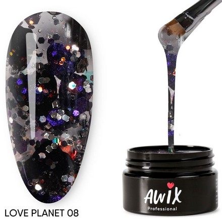 AWIX Professional, Гель-лак Love Planet №08