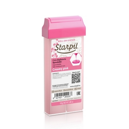 Starpil, Воск в картридже, розовый сливочный, 110 г