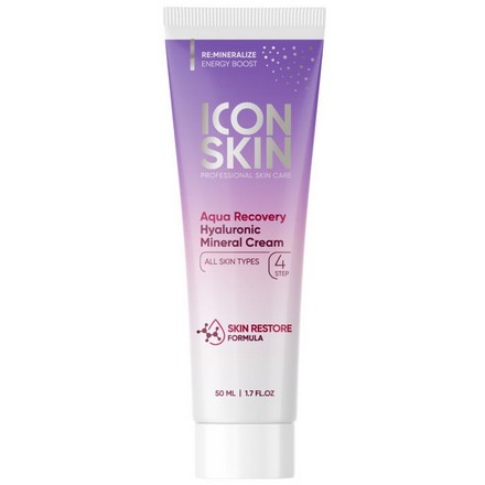 Icon Skin, Минеральный крем с гиалуроновой кислотой Aqua Recovery, 50 мл