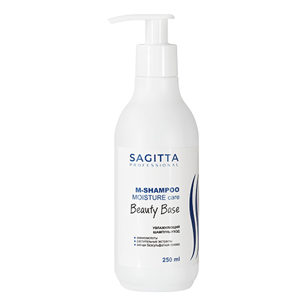 Sagitta, Увлажняющий шампунь-уход Beauty Base M-Shampoo Moisture Care, 250 мл