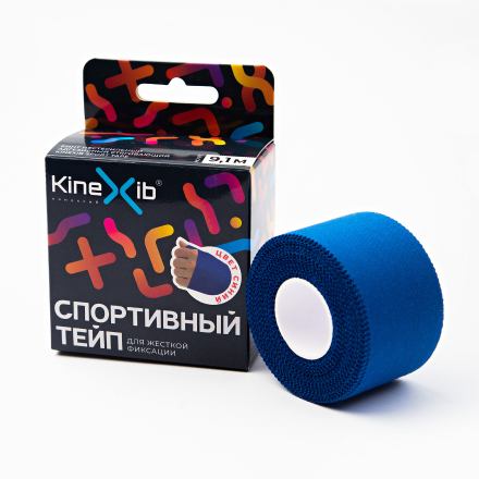 Kinexib, Спортивный тейп, 3,8 см, синий
