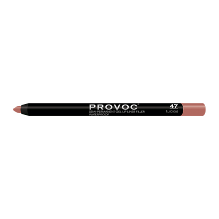 Provoc, Гелевая подводка-карандаш для губ №47, Luscious
