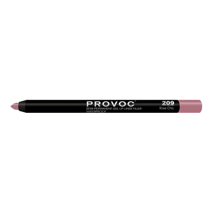 Provoc, Гелевая подводка-карандаш для губ №209, цвет натуральный темно-розовый