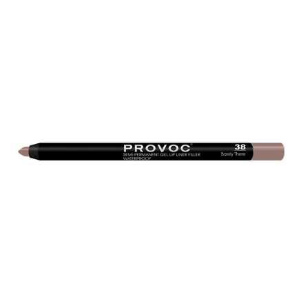 Provoc, Гелевая подводка-карандаш для губ №38, Barely There, цвет светло-кофейный