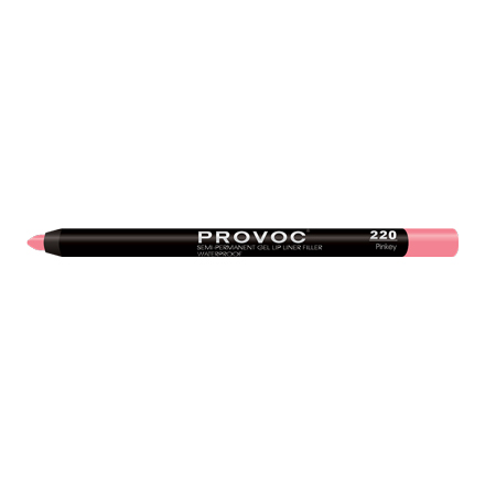 Provoc, Гелевая подводка-карандаш для губ №220, Pinkey, цвет розово-бежево-лососевый