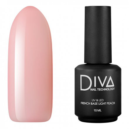 Diva Nail Technology, База French Light Peach, 15 мл