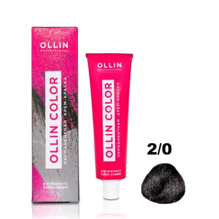 OLLIN, Крем-краска для волос Color 2/0