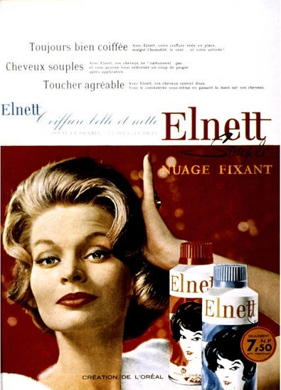 Реклама лака для волос Elnett